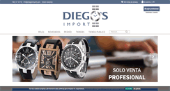 Desktop Screenshot of diegosimport.com